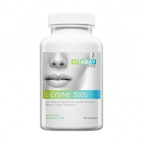 Vitabay L-Lizina, L-Lysine 3000, 100 Capsule